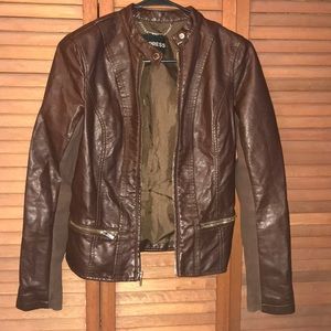Express leather jacket/blazer